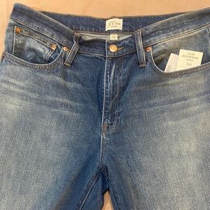 NWOT J. Crew slim boyfriend jeans, size 30